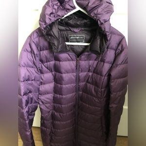 Eddie Bauer Size Medium down filled coat